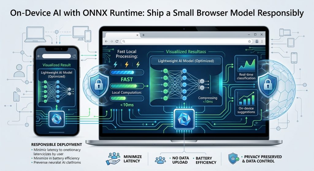 On-Device AI with ONNX Runtime: Ship a Small Browser Model Responsibly