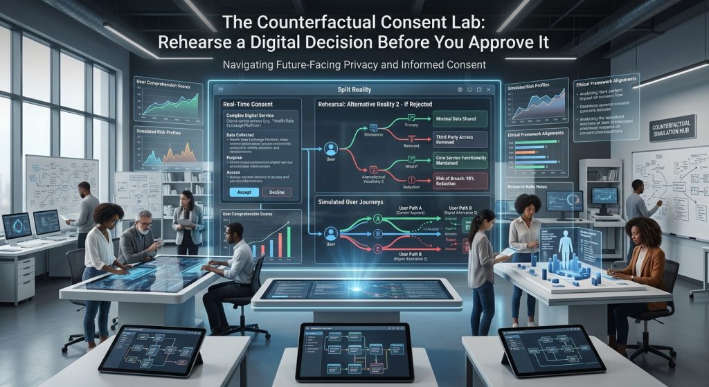 The Counterfactual Consent Lab: Rehearse a Digital Decision Before You Approve It